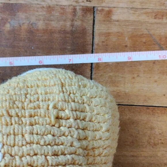 Newport Accent Pillow Smile Yellow White Spring Summer - Picture 8 of 8